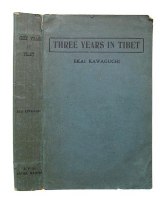 KAWAGUCHI, EKAI. Three Years in Tibet. 1909